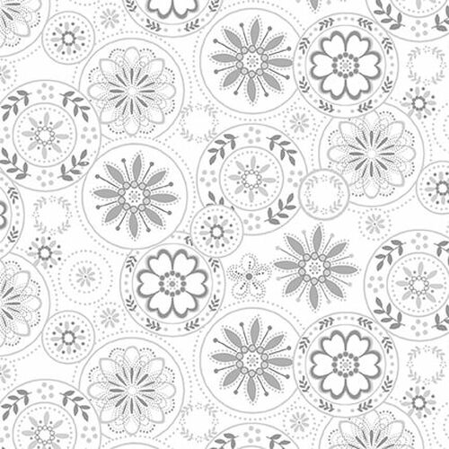 Henry Glass: Scarlet Stitches - Medallions - 2701-11