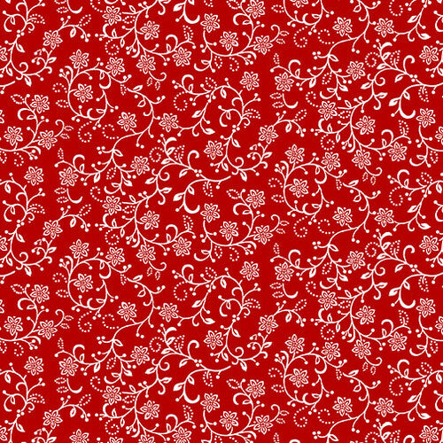 Henry Glass: Scarlet Stitches - Tiny Vines - 2702-88