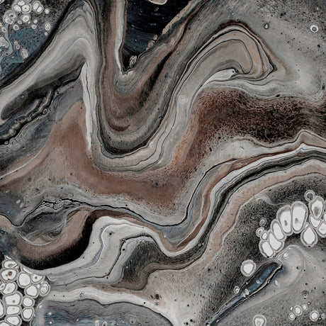 Quilting Treasures: Minky - Fusion II - Swish Black - 28292-KMINK