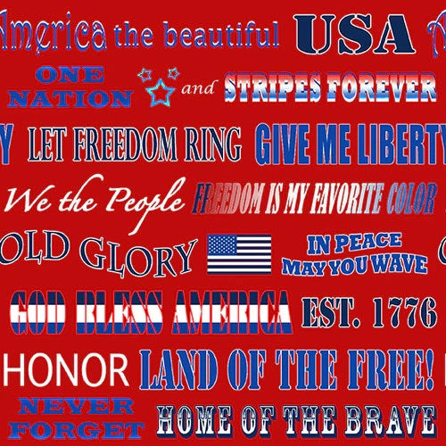 Henry Glass: American Trucker - Patriotic Words - 9480-88