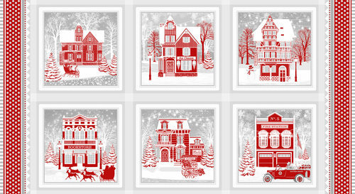 Henry Glass: Holiday Lane - Holiday Lane Panel - 9620-89