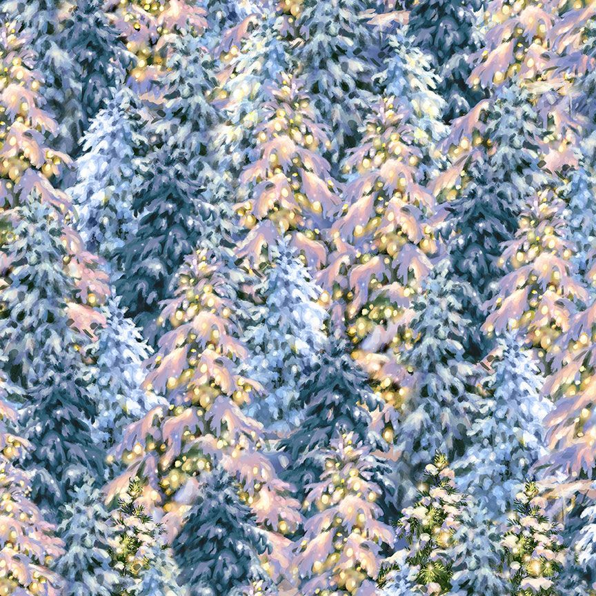 Timeless Treasures: Christmas Eve - Evergreens with Christmas Lights - CD3374 - Dona Gelsinger