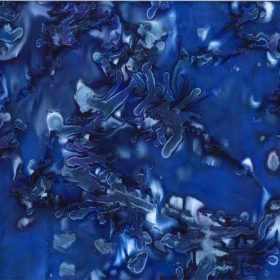 Hoffman: Batiks - 843 Mottles - Marble - Cobalt - 843-17