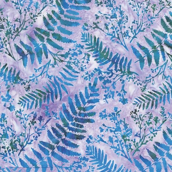 Batiks - Hoffman:  Bali Batiks - Fern and Twigs -Copacabana - S2313-509