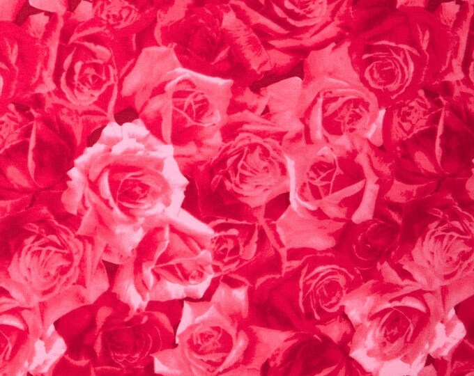 Andover: Market Flowers 2  - Packed Roses - A7226-E - Firetrail Designs